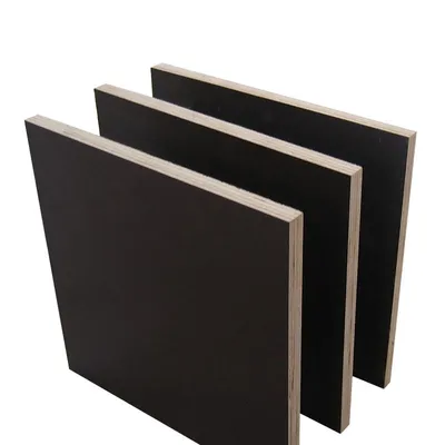 1220x2440mm 18mm black film faced plywood marine construction formwork phenolic board
